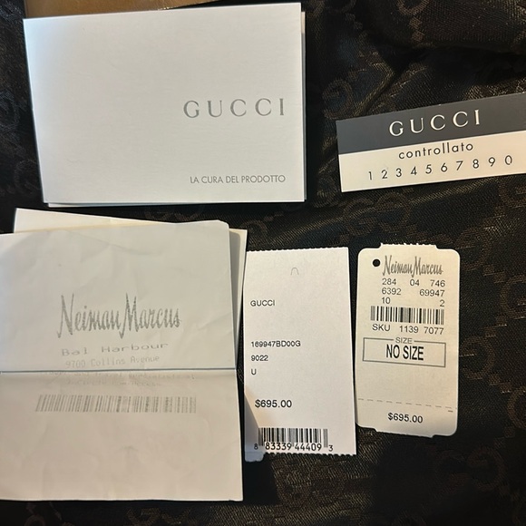 GUCCI Vintage GG Canvas Mini Bag Handbag Purse 100% Authentic - Picture 12 of 14